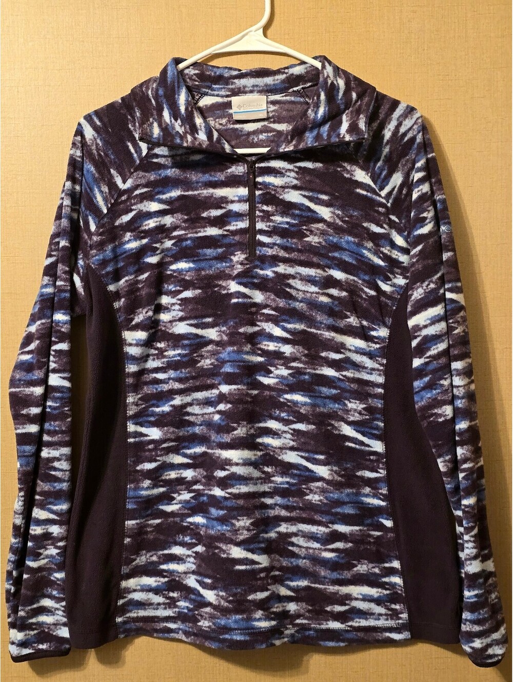 Columbia Women's XL Glacial IV Half Zip Fleece Printed Pullover